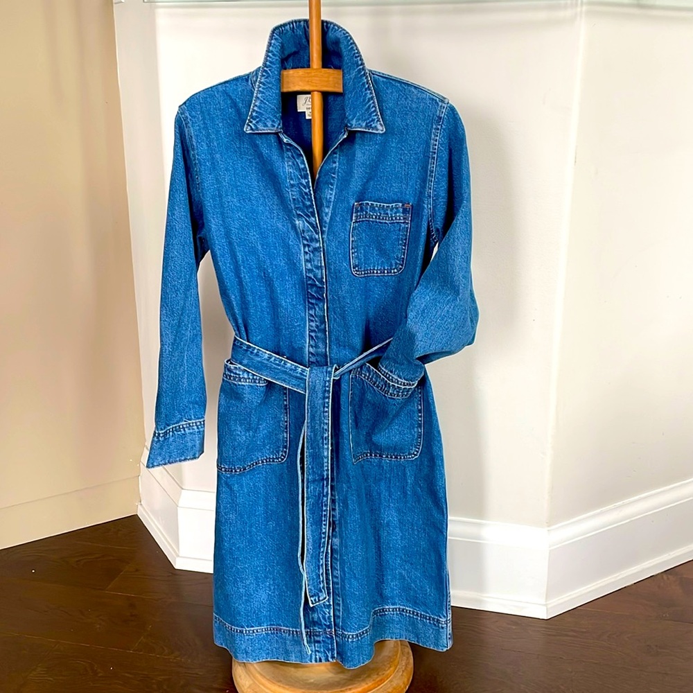J. Crew, ladies 3/4 length denim jacket.  Excellent condition.
